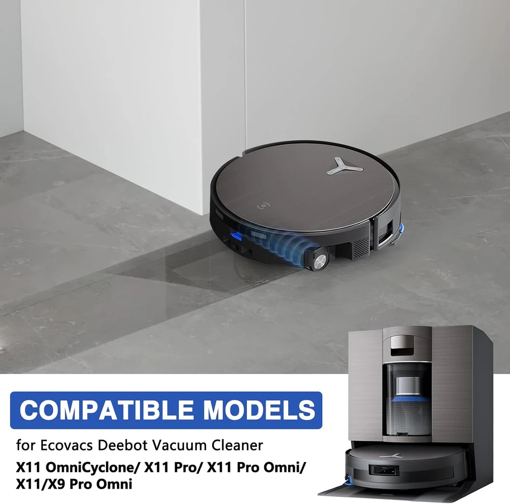 Chuancheng roboto dulkių siurblio priedų rinkinys Ecovacs Deebot X11, 15 dalių