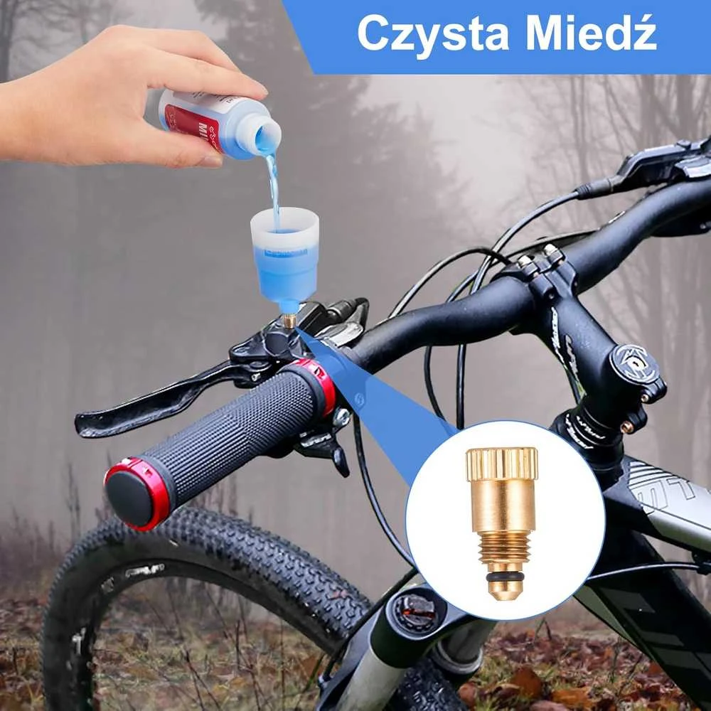 CHUMXINY diskinės stabdžių sistemos nuorinimo rinkinys su mineraliniu stabdžių skysčiu 120 ml
