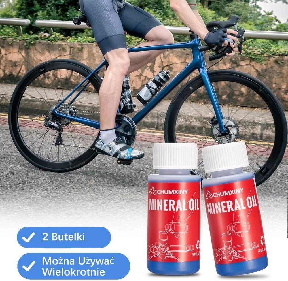 CHUMXINY diskinės stabdžių sistemos nuorinimo rinkinys su mineraliniu stabdžių skysčiu 120 ml