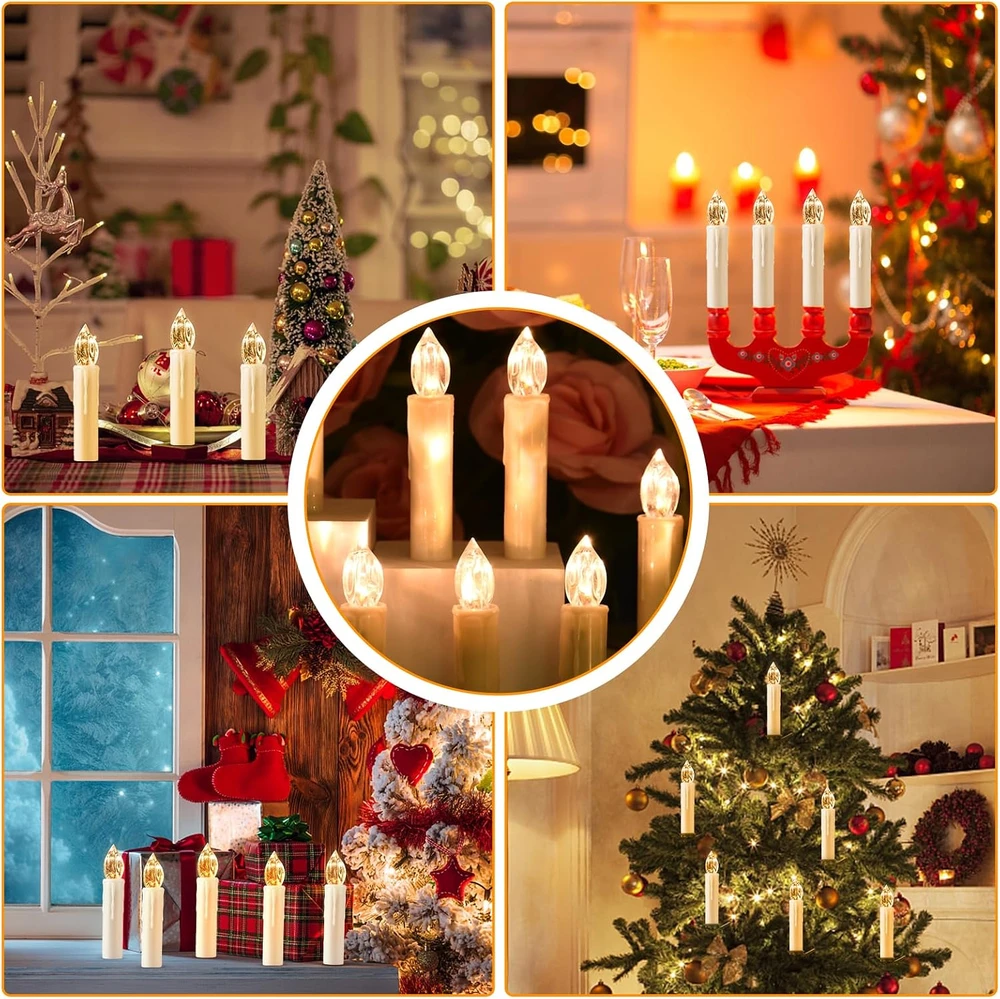 Cimetech LED kalėdinės žvakutės, 12 vnt., 5 W, EU-CLTA