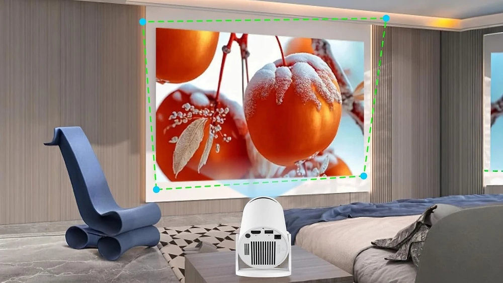 CIRON nešiojamasis LED projektorius HD 720p, Wi-Fi 6, Bluetooth 5.4, HY300 PRO+