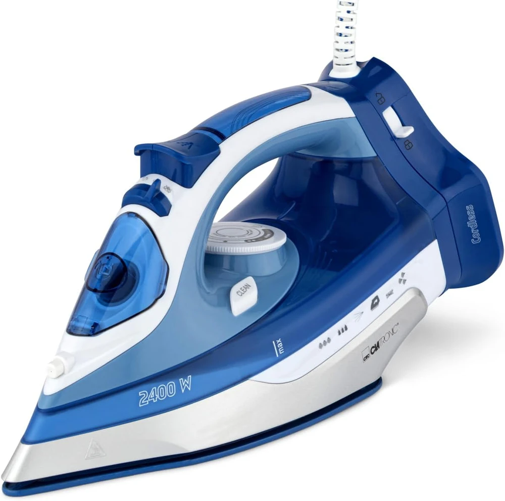 Clatronic belaidis garinis lygintuvas 2400 W su keraminiu padu DB 3706