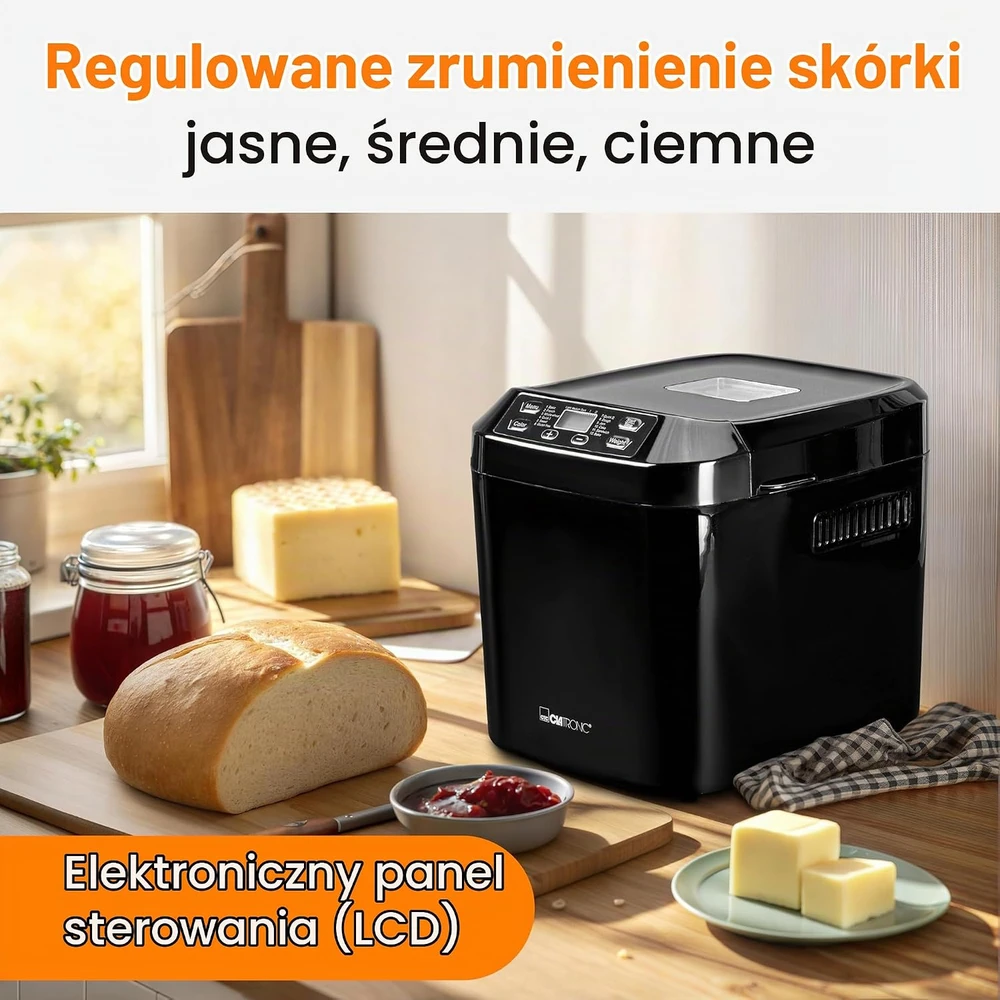 Clatronic duonkepė 550 W, 3 l, 12 kepimo programų, BBA 3774