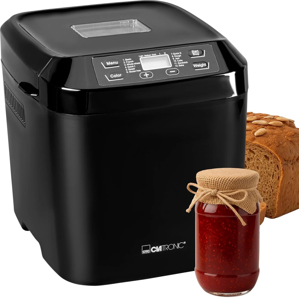 Clatronic duonkepė 550 W, 3 l, 12 kepimo programų, BBA 3774