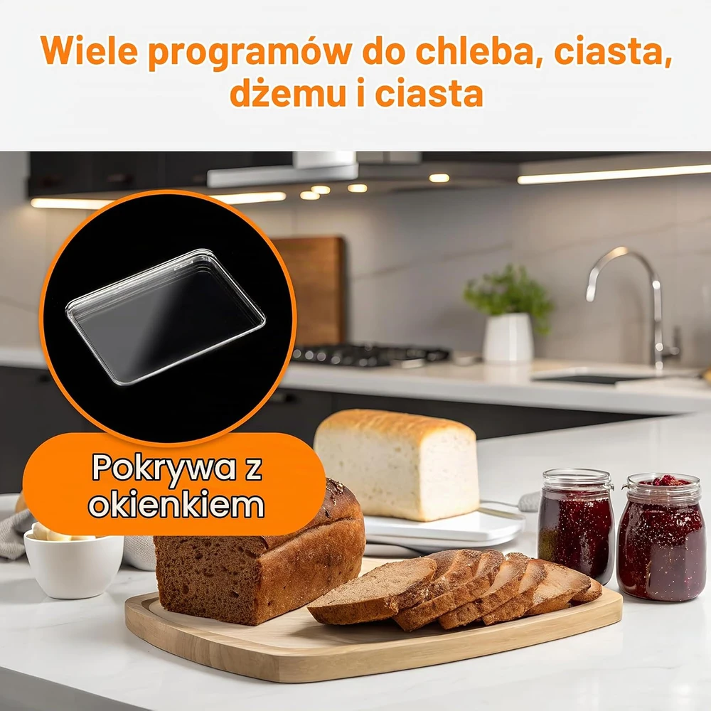 Clatronic duonkepė 550 W, 3 l, 12 kepimo programų, BBA 3774