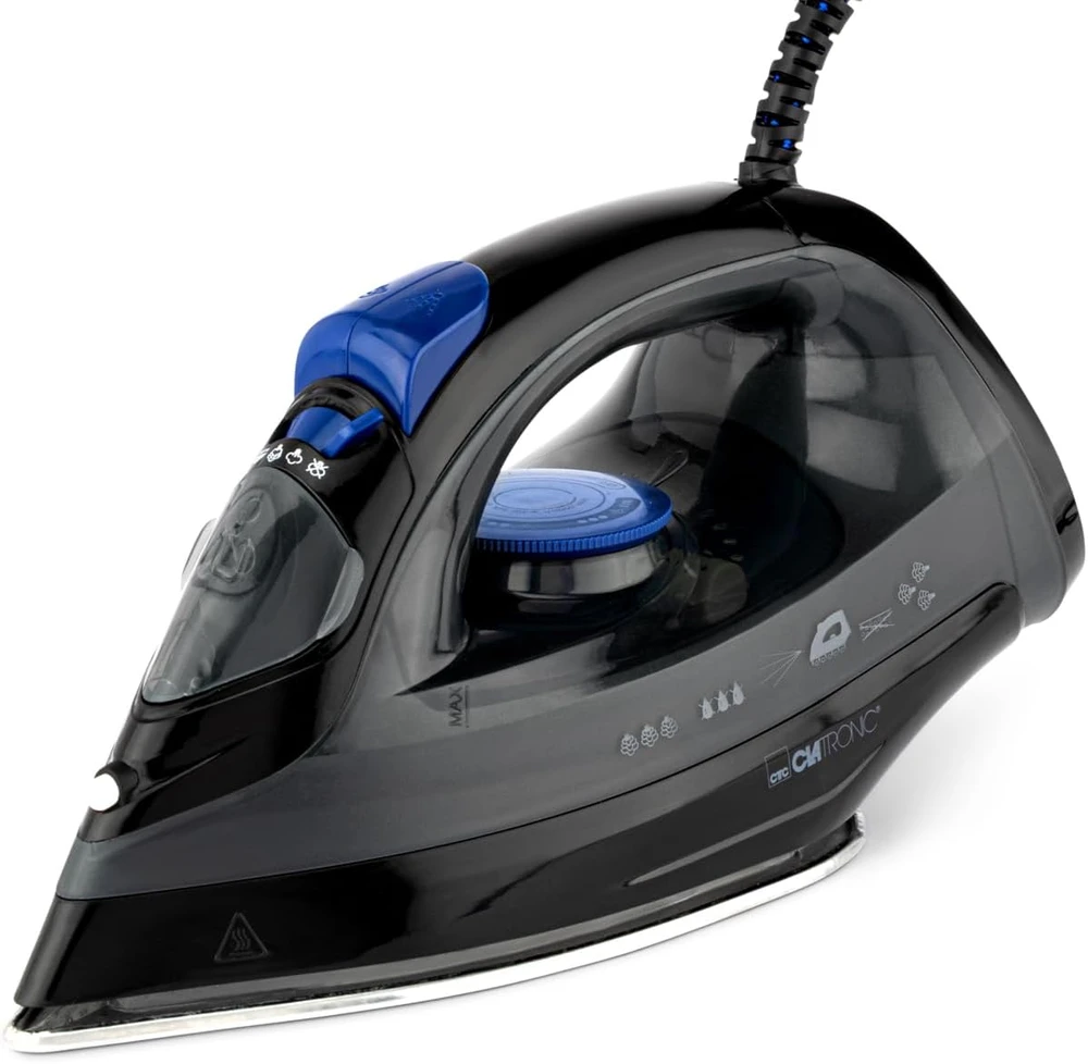 Lygintuvas - Clatronic DB 3703 1800 W Nerūdijančio Plieno Juodas, Pilkas