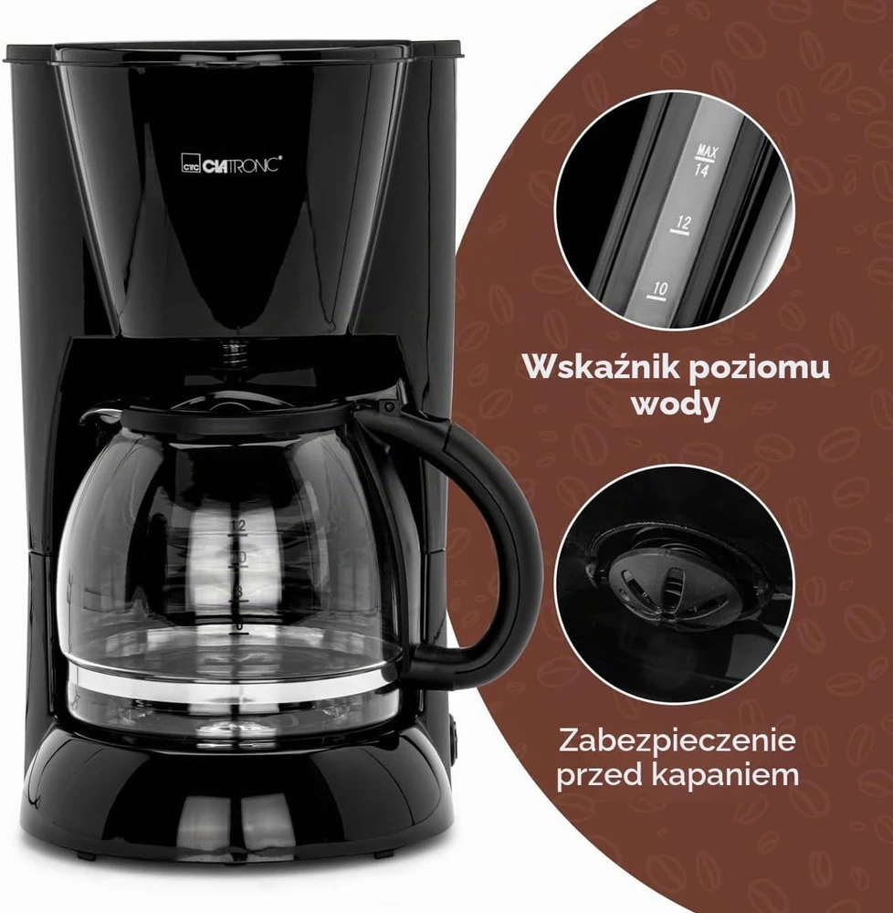 Kavos aparatas Clatronic KA 3473 Lašėjimo 1.5 L