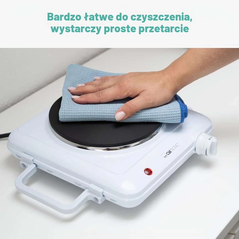 Clatronic vienvietė elektrinė kaitlentė 1500 W su 18 cm kaitinimo plokšte 271698