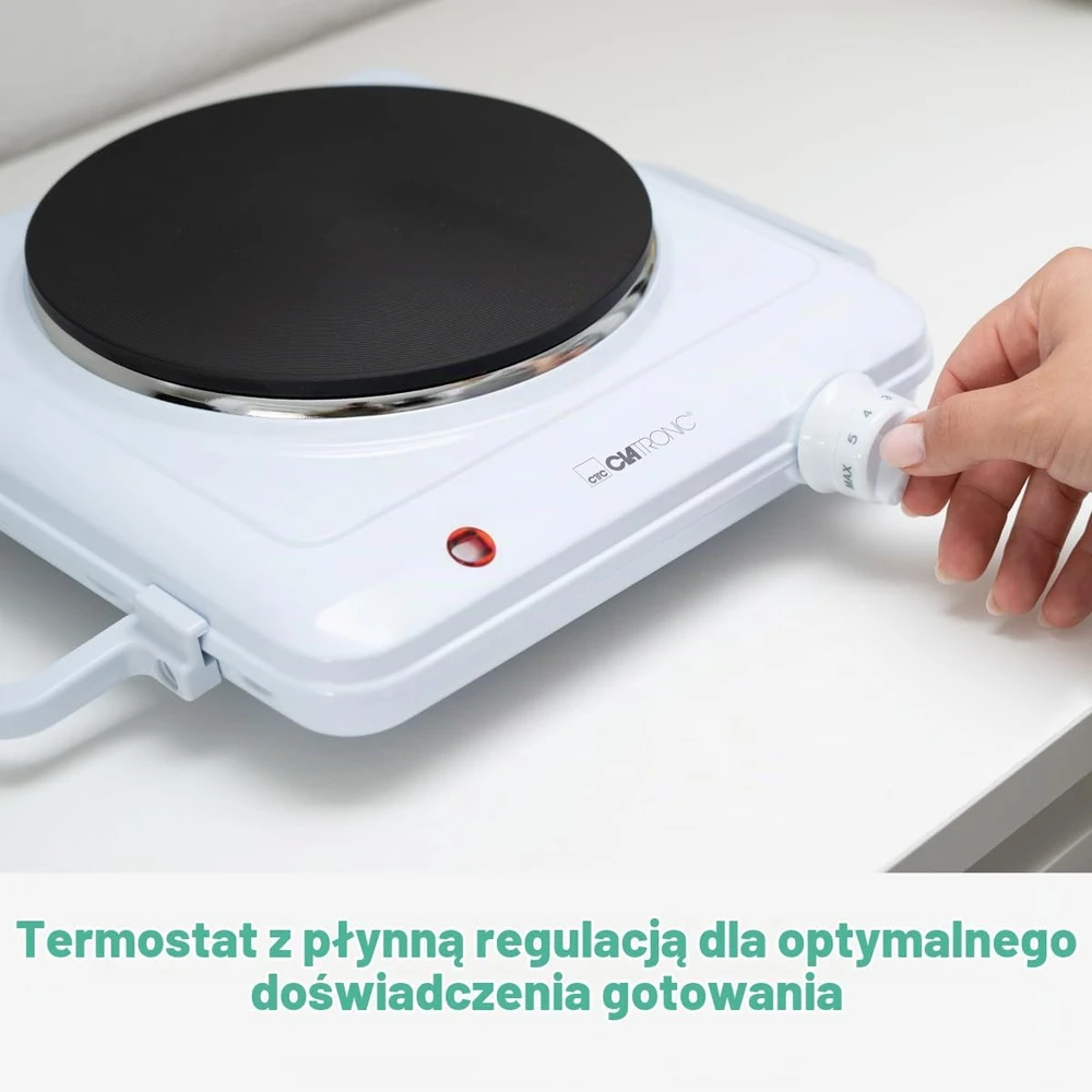 Clatronic vienvietė elektrinė kaitlentė 1500 W su 18 cm kaitinimo plokšte 271698