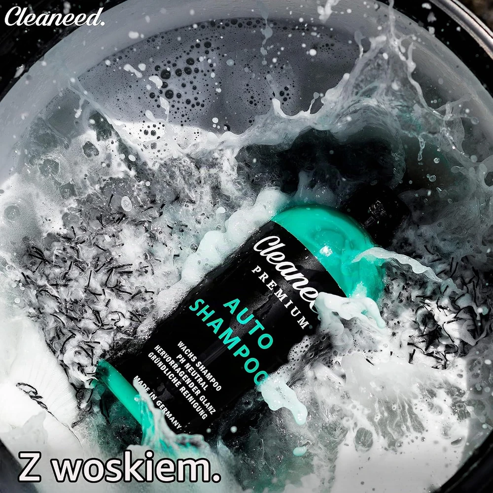Cleaneed automobilinis šampūnas su vašku 3 l, neutralaus pH, Autoshampoo
