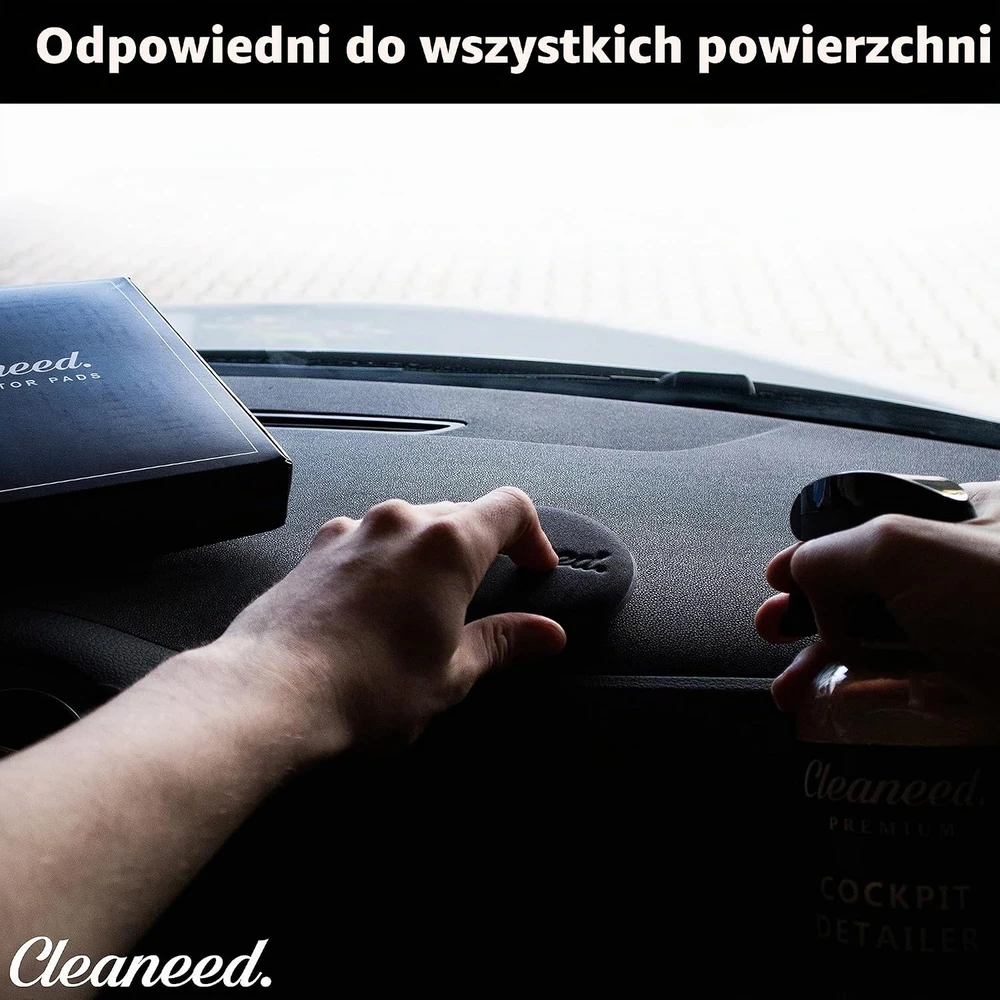 Cleaneed automobilio poliravimo aplikatoriai iš putplasčio, 10 cm, 8 vnt.