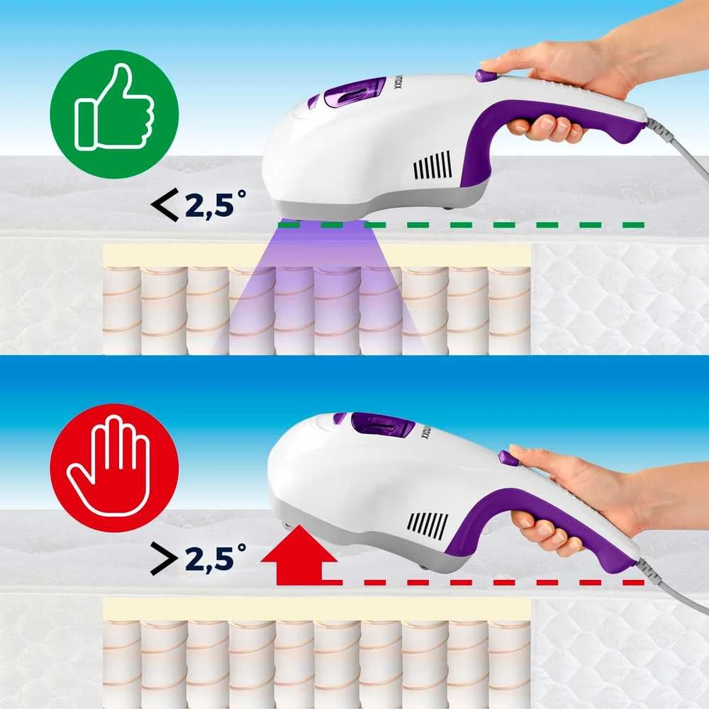 CLEANmaxx dulkių siurblys nuo dulkių erkučių su UVC šviesa, 300 W, HEPA filtras, modelis 14969