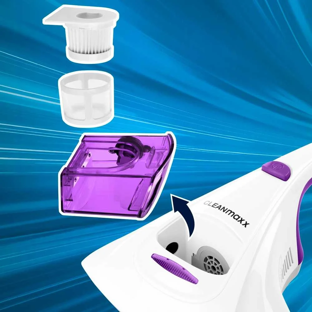 CLEANmaxx dulkių siurblys nuo dulkių erkučių su UVC šviesa, 300 W, HEPA filtras, modelis 14969