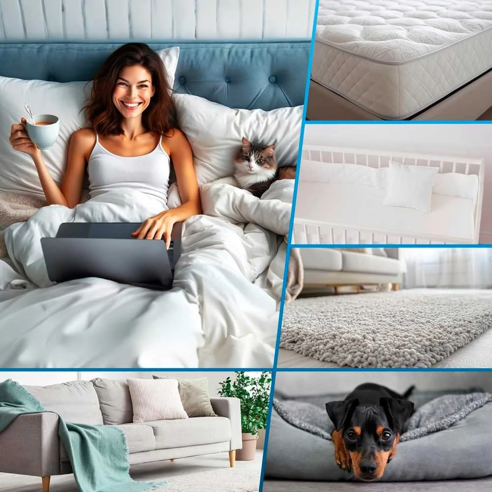 CLEANmaxx dulkių siurblys nuo dulkių erkučių su UVC šviesa, 300 W, HEPA filtras, modelis 14969