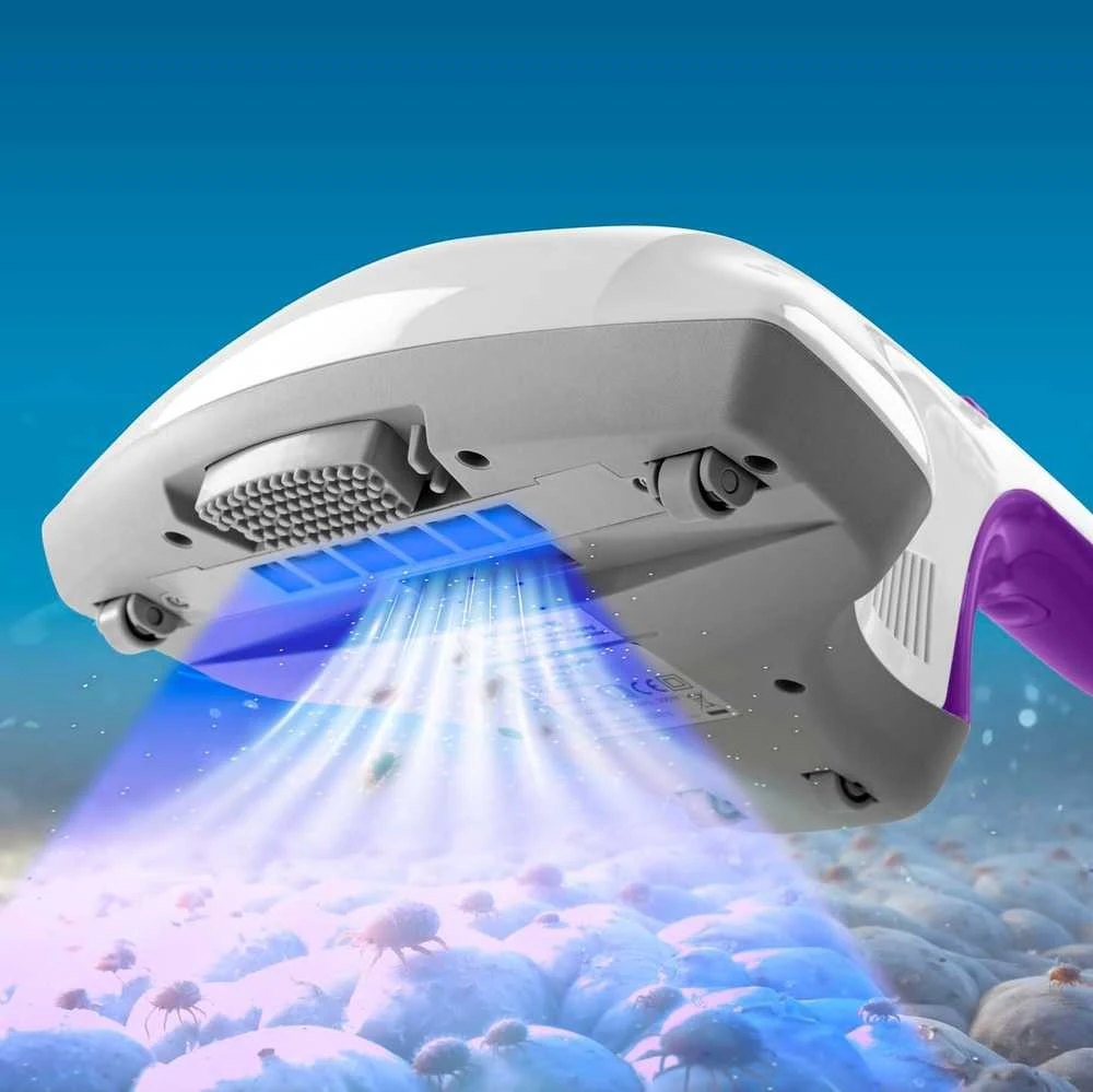CLEANmaxx dulkių siurblys nuo dulkių erkučių su UVC šviesa, 300 W, HEPA filtras, modelis 14969