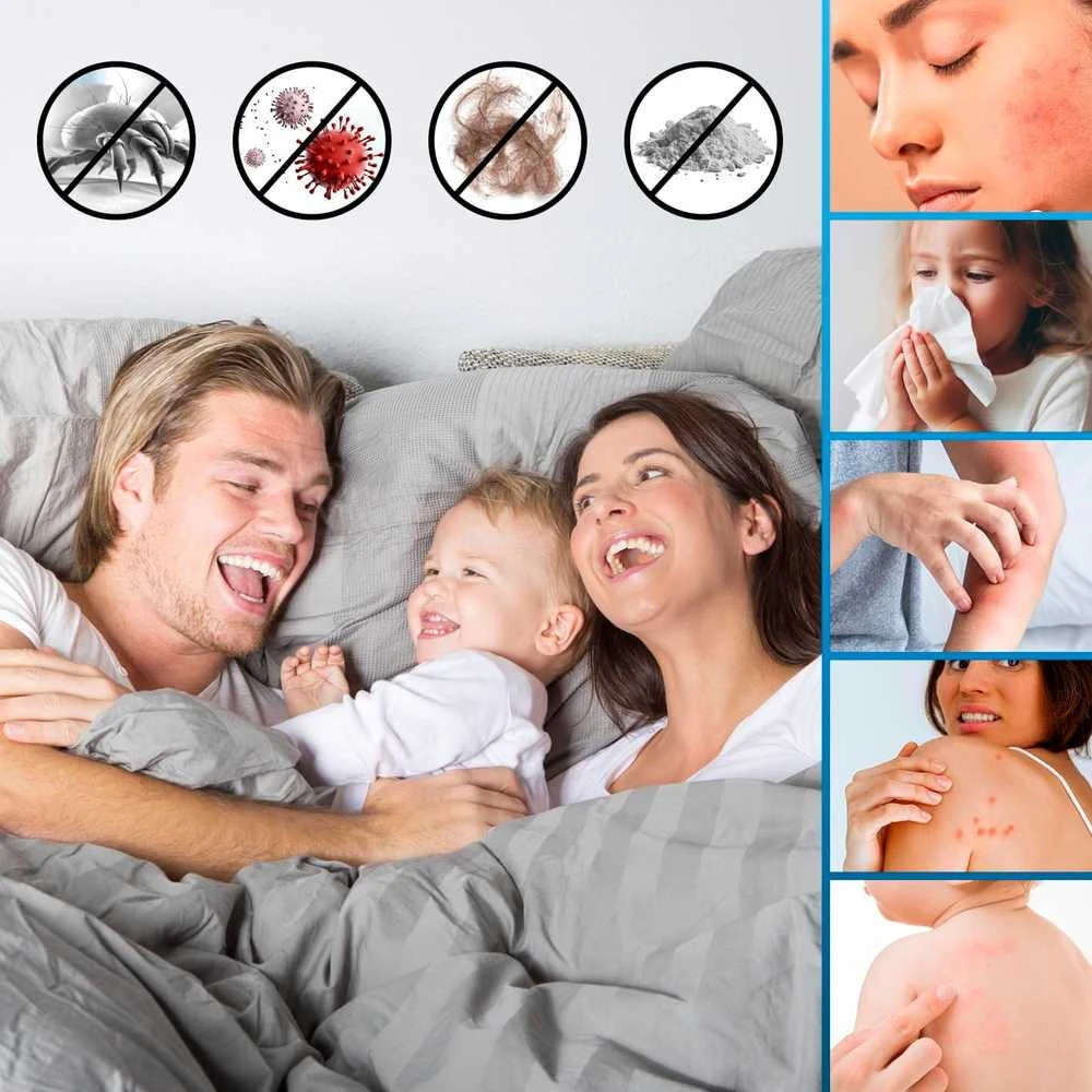 CLEANmaxx dulkių siurblys nuo dulkių erkučių su UVC šviesa, 300 W, HEPA filtras, modelis 14969