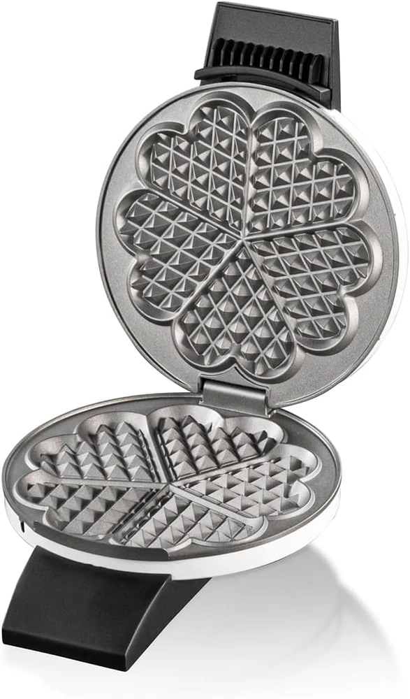 Cloer širdelių formos vaflinė, 930 W, 15,5 cm, 1621