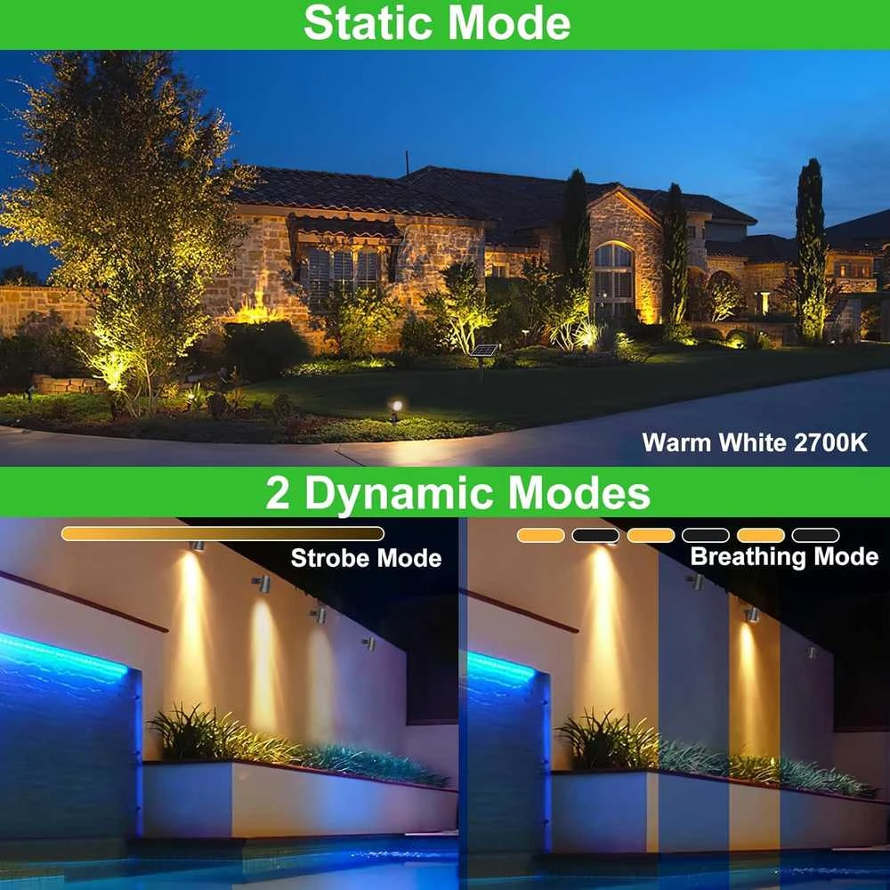 CLY saulės energija maitinami lauko šviestuvai, IP66, 4 LED, monokristalinis skydelis, 4 W