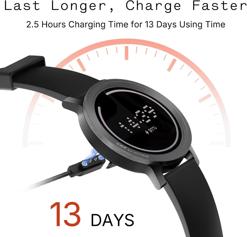 Išmanusis laikrodis CMF Watch 3 Pro by Nothing - Dark Grey