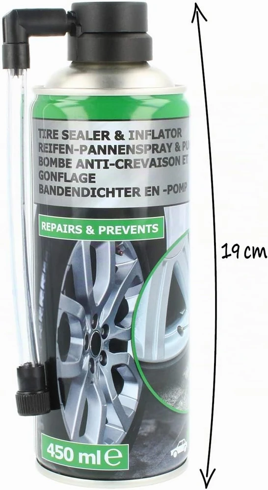 COM-FOUR padangų remonto purškalas automobiliams ir motociklams, 2 x 450 ml, CF11972