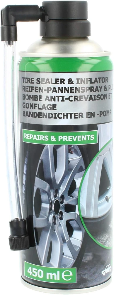 COM-FOUR padangų remonto purškalas automobiliams ir motociklams, 2 x 450 ml, CF11972
