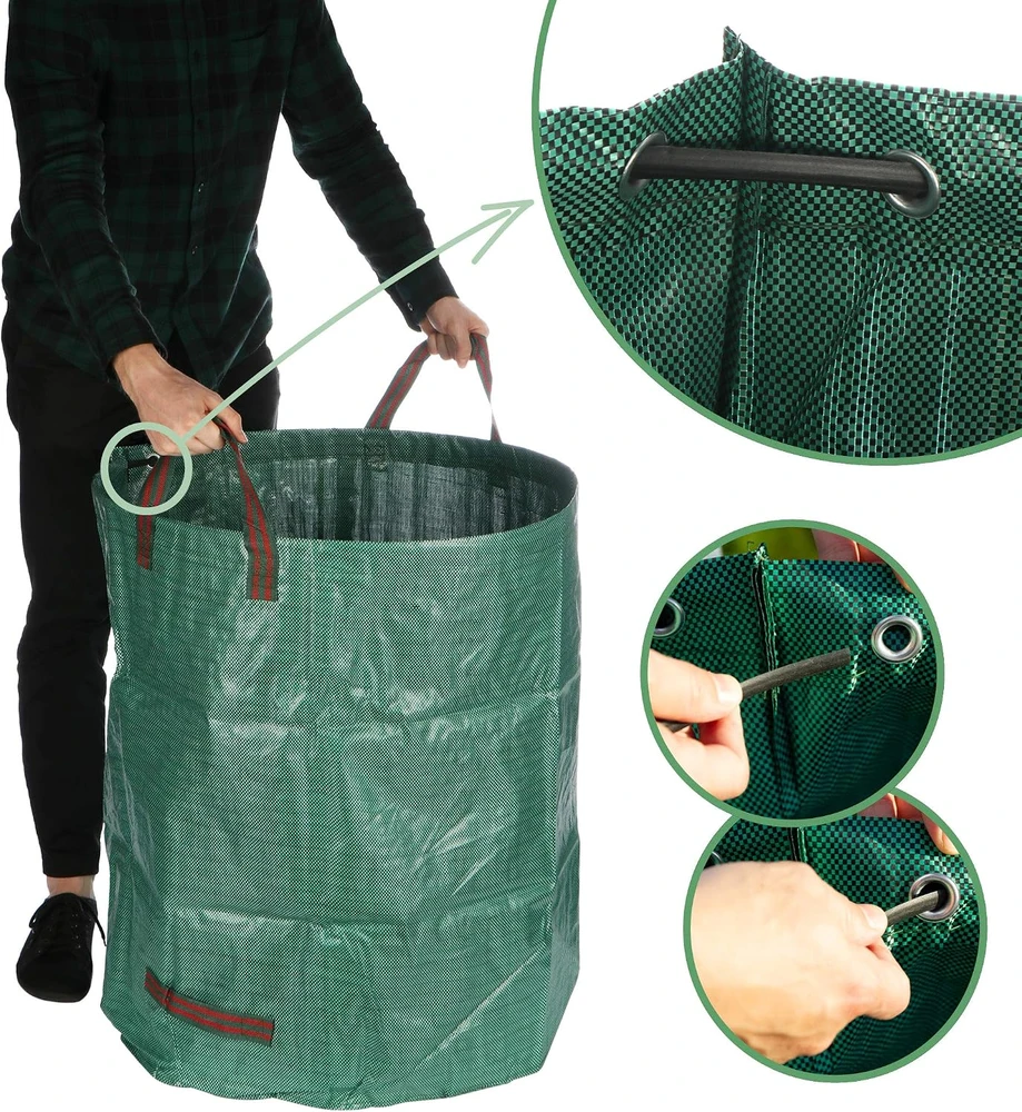 COM-FOUR sodo atliekų maišų rinkinys, 272 l, 300 l ir 500 l, 3 vnt.