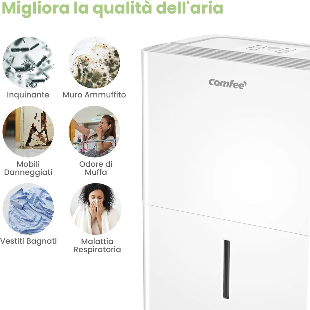 COMFEE' oro sausintuvas 12 l/24 val. iki 20 m², 340 W, MDDN-12DEN7