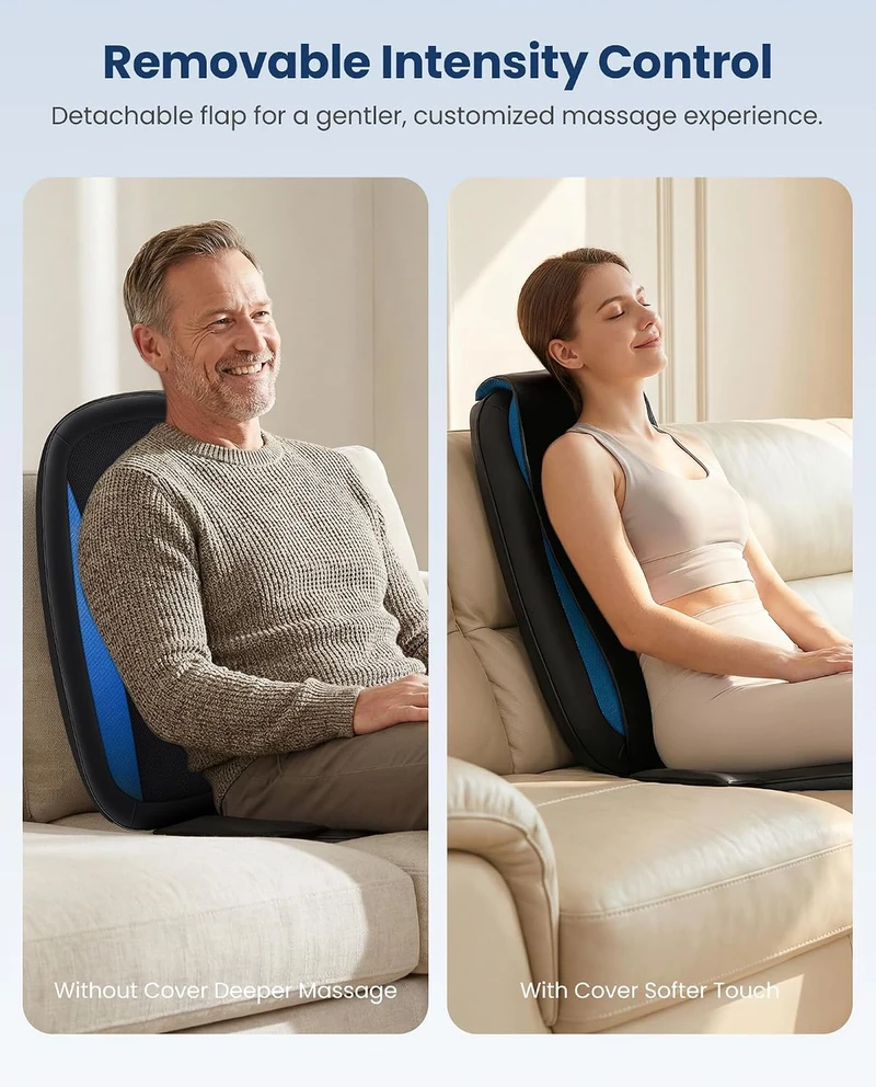 Comfier šiacu masažinis sėdynės įdėklas su šildymu ir vibracija, CF-2606MC-VC-2