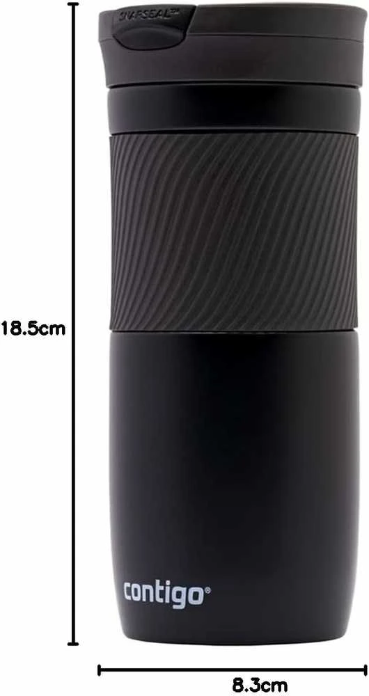 Contigo Huron Snapseal kelioninis puodelis 470 ml, juodas