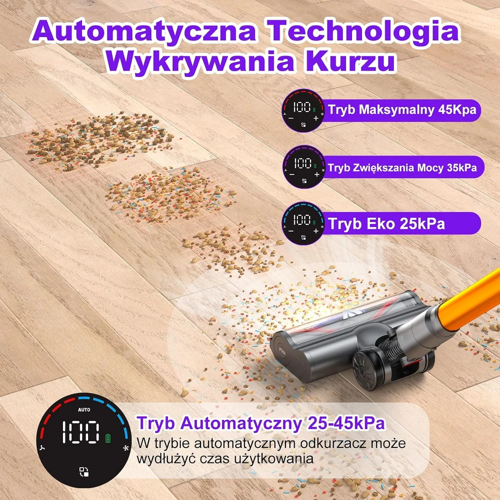 coovy belaidis dulkių siurblys 580 W, 45 kPa, 1,3 l, iki 70 min., SU7