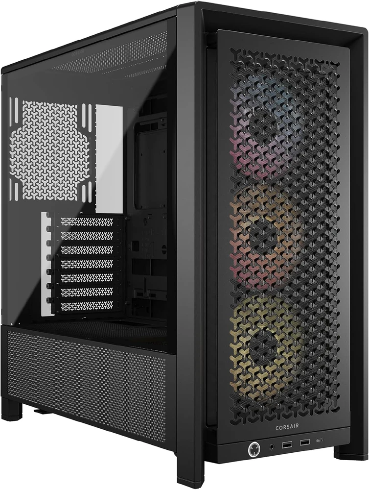 „Corsair“ kompiuterio korpusas | „Frame 4000D RS ARGB Modular“ | Juodas | Vidutinio dydžio bokštas