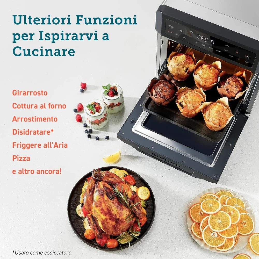 Cosori karšto oro gruzdintuvė-orkaitė 12 l, 1800 W, 11 programų, CAF-R121
