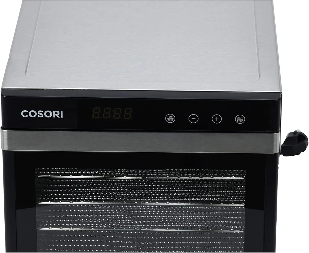 Cosori maisto džiovintuvas su 6 nerūdijančio plieno padėklais, 650 W, temperatūra 35–75 °C, CP267-FD
