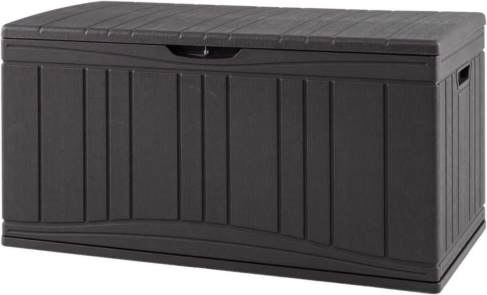 COSTWAY sodo dėžė 300 l, atspari orui, HDPE plastikas, 114 × 55 × 61 cm, ZB34073DE