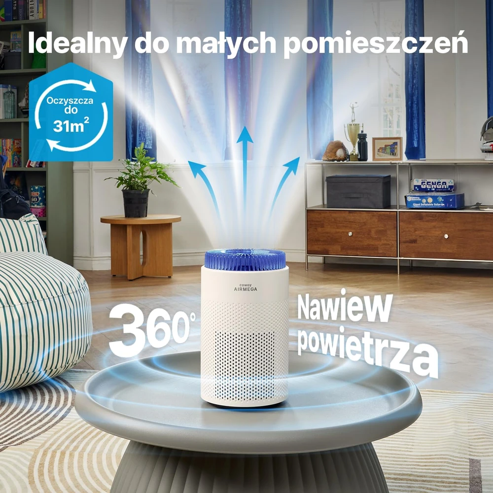 Coway oro valytuvas Airmega 50 su HEPA filtru, CADR 120 m³/h, iki 31 m²