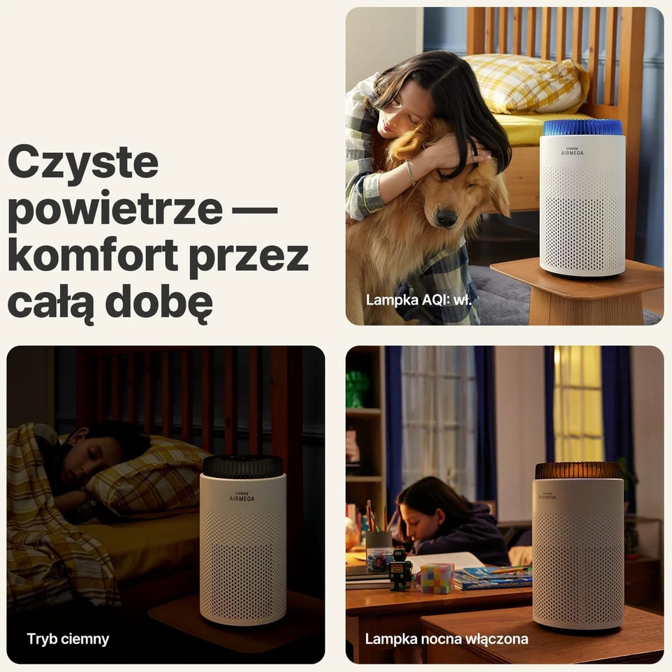 Coway oro valytuvas Airmega 50 su HEPA filtru, CADR 120 m³/h, iki 31 m²