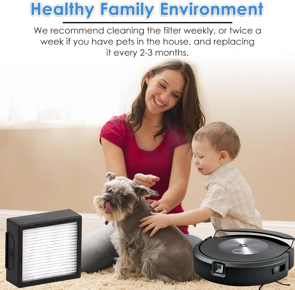 COWINORY HEPA filtrai iRobot Roomba Combo j7, j7+, j9+ ir 10 Max robotams, 7 vnt.
