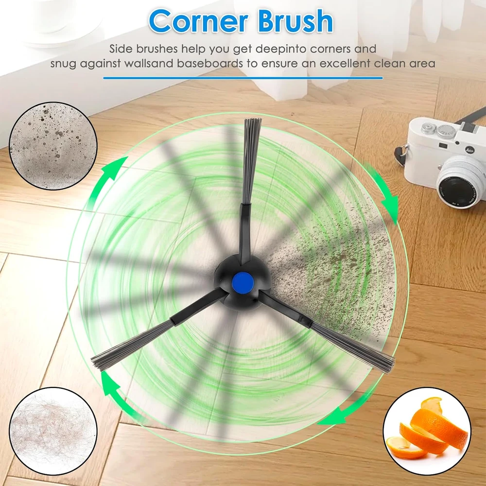 COWINORY robotų dulkių siurblių priedų rinkinys, 12 dalių, T30 Omni/T30 Pro Omni/M12 Pro+