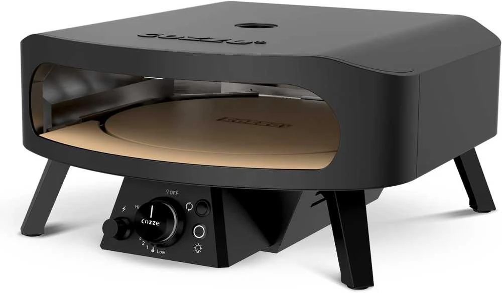 Cozze dujinis picos kepimo krosnis su sukamu šamotu, 8 kW, 43 cm, Juodas Edition, 90437