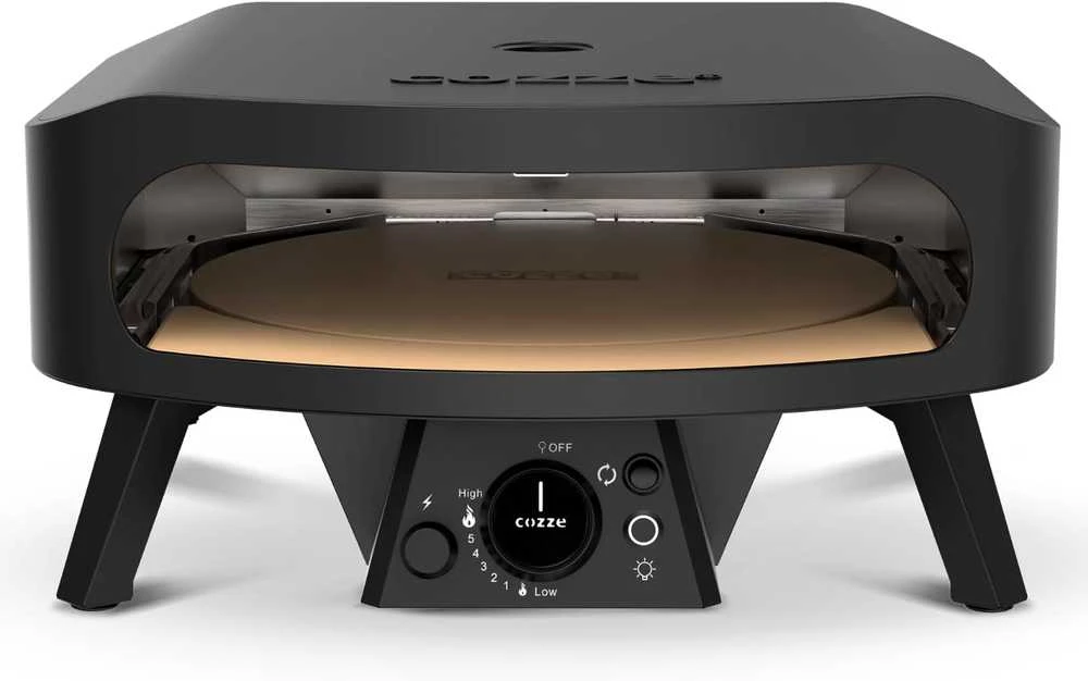 Cozze dujinis picos kepimo krosnis su sukamu šamotu, 8 kW, 43 cm, Juodas Edition, 90437