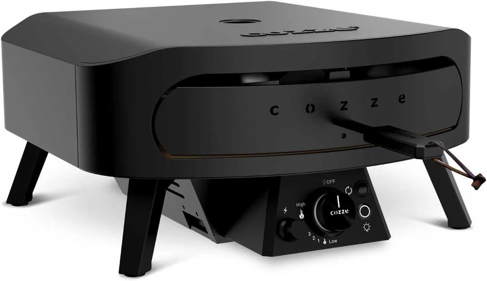 Cozze dujinis picos kepimo krosnis su sukamu šamotu, 8 kW, 43 cm, Juodas Edition, 90437