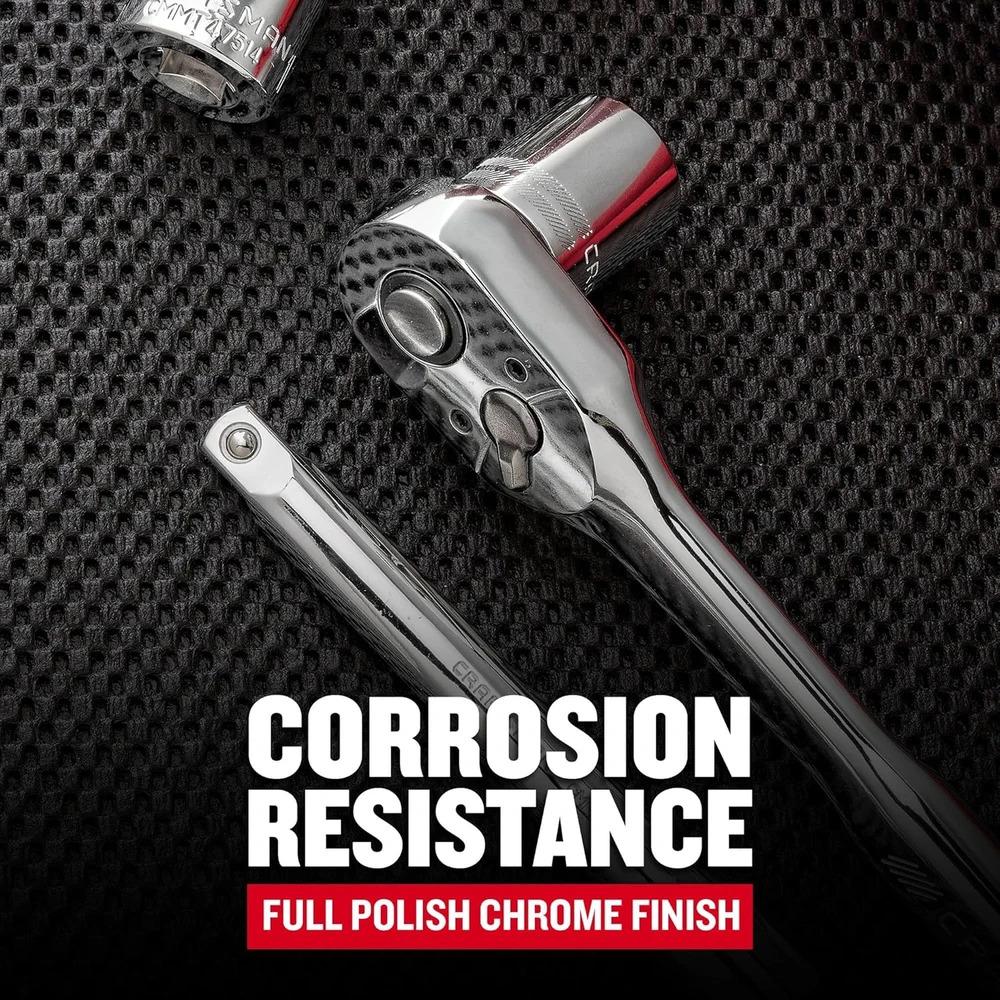 CRAFTSMAN mechaninių įrankių rinkinys 1/4 ir 3/8 colio pavara, 189 dalys, CMMT12134
