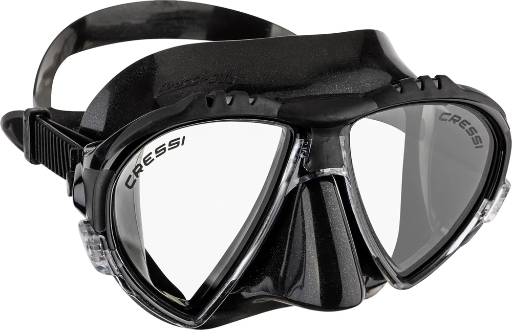 Cressi nardymo rinkinys su kauke, vamzdeliu ir plaukmenimis, juodas, PRO STAR, MATRIX, GAMMA