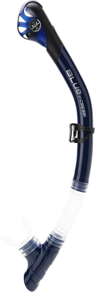 Cressi nardymo rinkinys su Tonga pelekiais, Tino kauke ir Scilla snorkeliu, grūdintas stiklas, Clear/Mėlyna Navy, L/XL