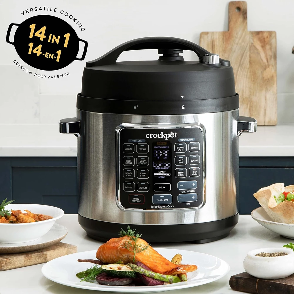 Crock-Pot CSC062X multi cooker 5.6 L 1400 W Juodas, Nerūdijantis plienas
