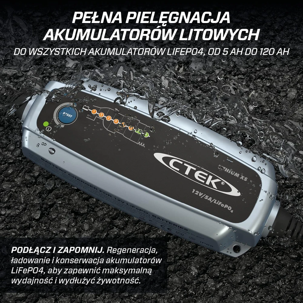 Ctek Lithium XS max 5A kroviklis