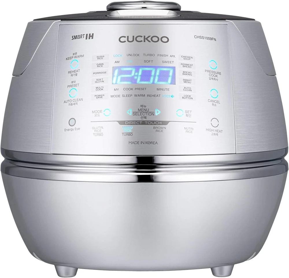 Cuckoo Electronics Ryžių viryklė - Cuckoo CRP-CHSS1009FN 1 800 ml juoda