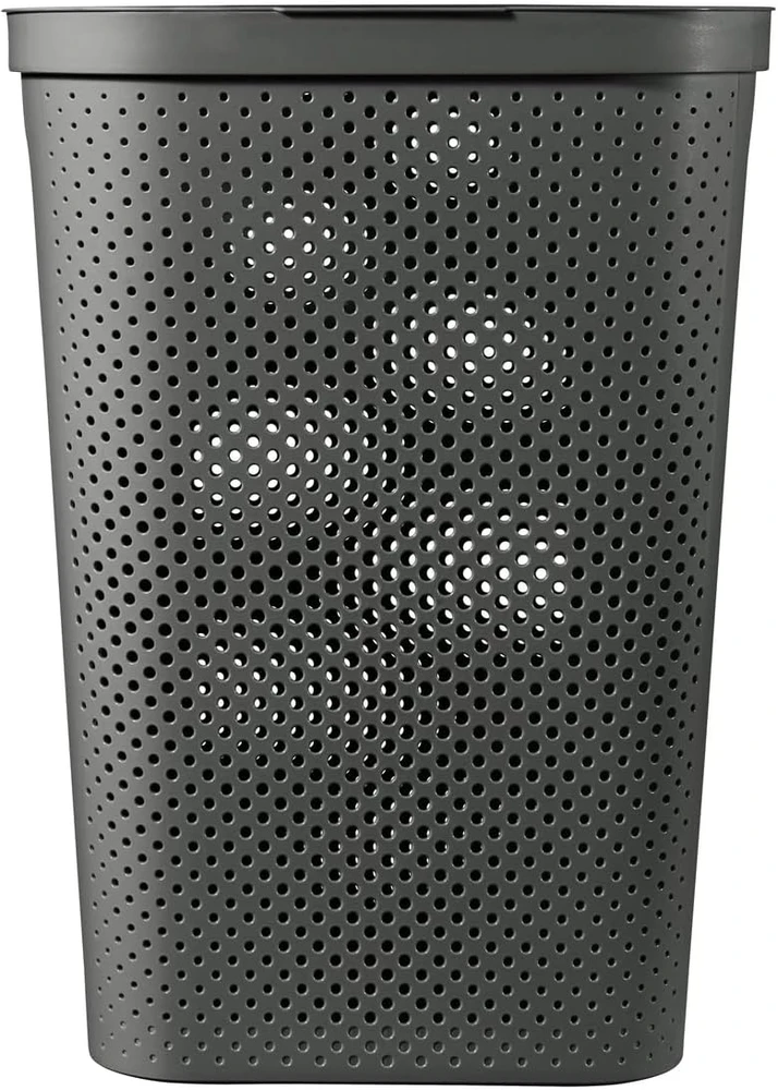 Krepšys Curver Infinity Recycled 60 l tamsiai pilkas skalbinių krepšys