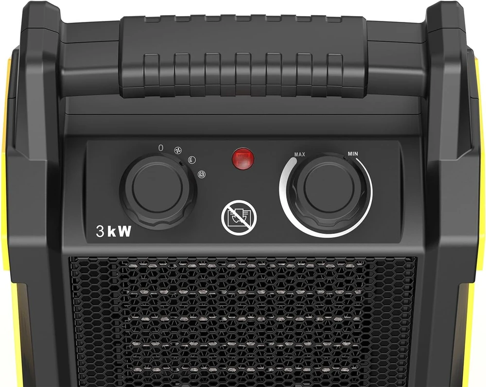 DAHTEC elektrinis keraminis termoventiliatorius 3000 W, 3 režimai, BGP2001-30