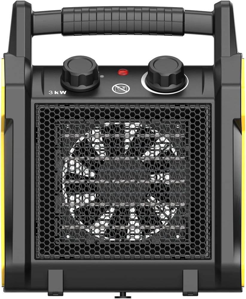 DAHTEC elektrinis keraminis termoventiliatorius 3000 W, 3 režimai, BGP2001-30